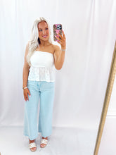 Load image into Gallery viewer, Stay Sweet Top WHITE💖 1 medium left
