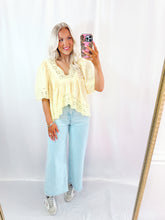 Load image into Gallery viewer, Honey Blossom Eyelet Blouse RESTOCK
