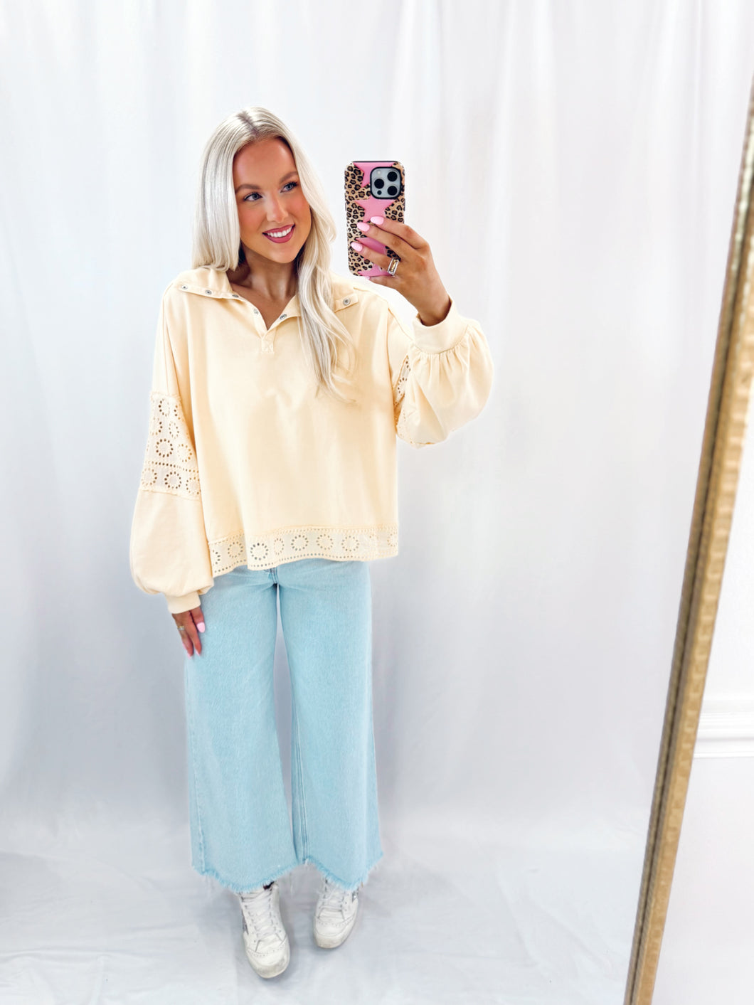Easy Breezy Pullover L YELLOW