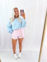 Load image into Gallery viewer, Keeping Casual Slouchy Pullover BABY BLUE
