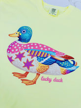 Load image into Gallery viewer, Fun Lucky Duck Graphic Tee
