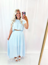 Load image into Gallery viewer, Spring Skies Skirt SET (top + skirt)
