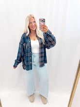 Load image into Gallery viewer, Plaid and Thankful Flannel Shacket
