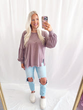 Load image into Gallery viewer, Fall Chill Basic Top MOCHA
