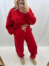 Load image into Gallery viewer, Star Snuggle SWEATPANTS RED
