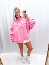 Load image into Gallery viewer, Faith Pink Gingham Mockneck RESTOCK!

