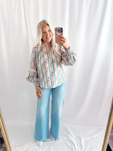 Load image into Gallery viewer, Falling Bows &amp; Petals Blouse
