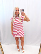 Load image into Gallery viewer, Stars &amp; Stripes T-Shirt Dress
