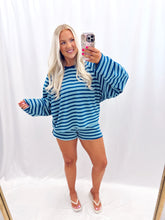 Load image into Gallery viewer, Stripes Ahead Set Blue/Mint
