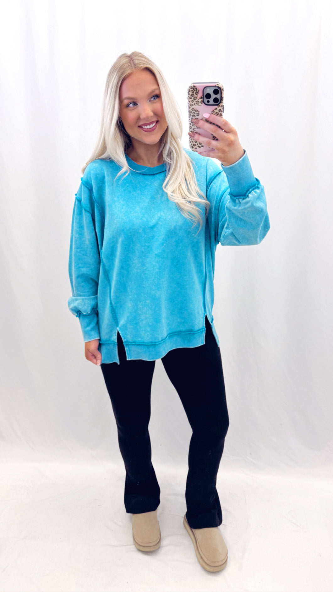 Pure Comfort Pullover OCEAN BLUE