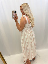 Load image into Gallery viewer, Floral Keepsake Dress TAN💖 1 large left
