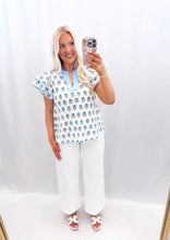 Load image into Gallery viewer, Sweetheart Petals Blouse BLUE
