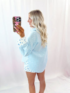 Floral Whimsey SET (top + shorts)