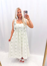 Load image into Gallery viewer, Floral Keepsake Dress SAGE
