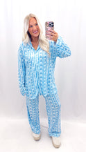 Load image into Gallery viewer, Blue Christmas PJ PANTS
