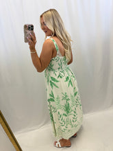 Load image into Gallery viewer, Palm Breeze Dress GREEN
