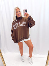 Load image into Gallery viewer, Brown Pilates Mockneck
