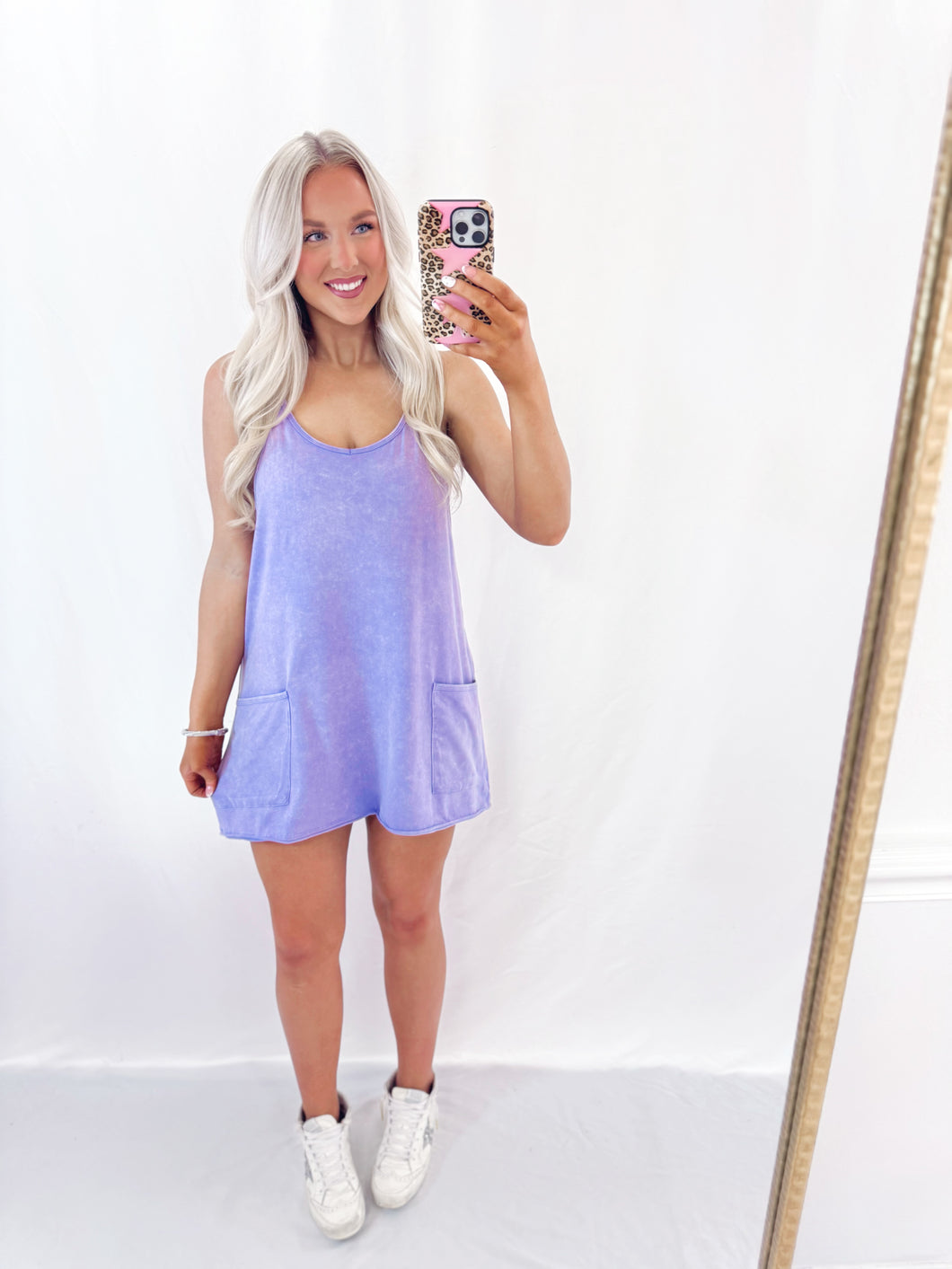 Doing The Most Romper LAVENDER