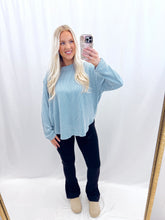 Load image into Gallery viewer, Sweet &amp; Simple Top BLUE
