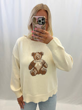 Load image into Gallery viewer, Beary Cute Sweater CREAM
