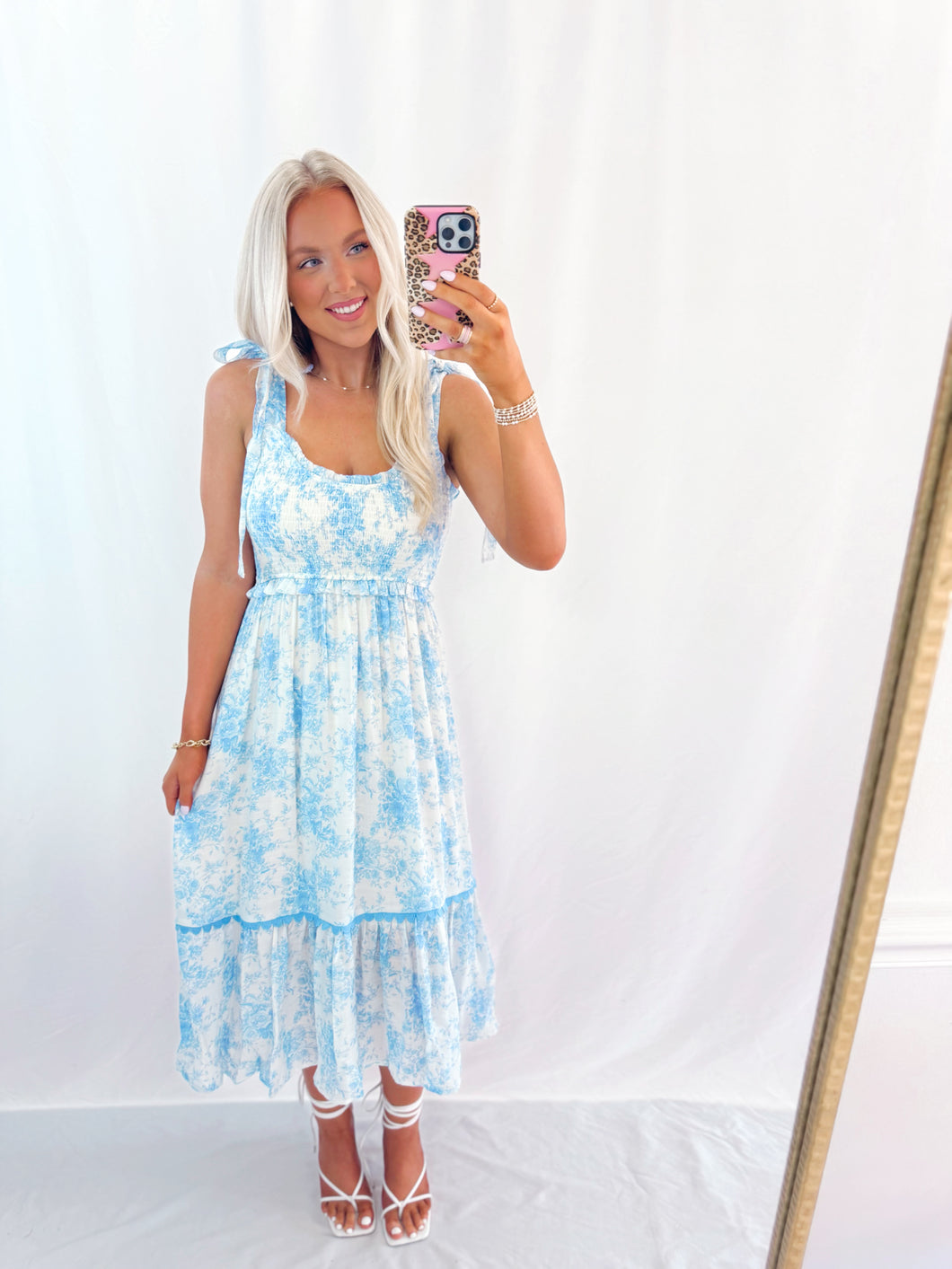 Romantic Garden Dress BLUE RESTOCK!