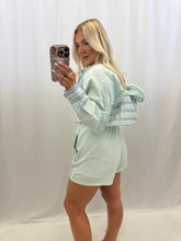 Load image into Gallery viewer, Sherbet Sands SET (top + shorts) GREEN/BLUE
