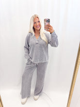 Load image into Gallery viewer, Cozy After Seconds SET (pullover + pants) CHARCOAL
