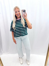 Load image into Gallery viewer, Good Mood Top Green/Pink
