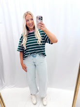 Load image into Gallery viewer, Good Mood Top Green/Pink
