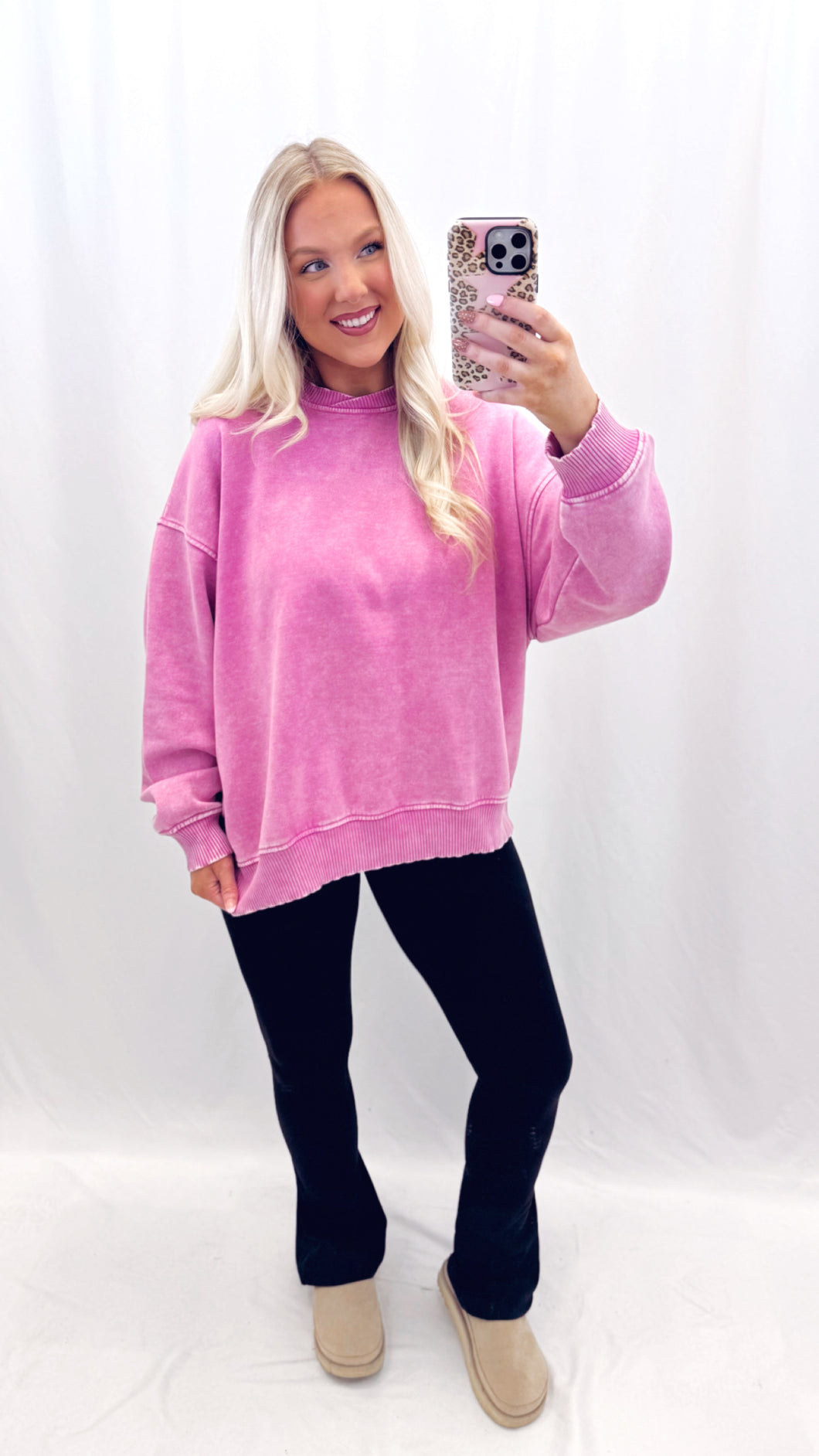 Soft Season Pullover MAUVE
