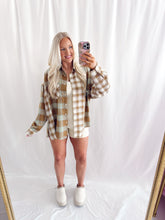 Load image into Gallery viewer, Woodland Whisper Flannel GREEN/BROWN (pictured right)
