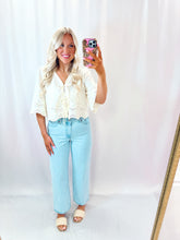 Load image into Gallery viewer, Lace + Bows Blouse
