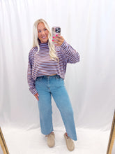Load image into Gallery viewer, Blackberry Mocha Long Sleeve Top
