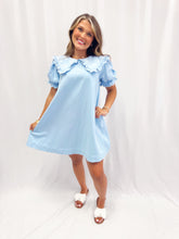 Load image into Gallery viewer, Coquette Cowgirl Denim Dress BLUE
