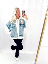 Load image into Gallery viewer, Winter Fleece Denim Jacket
