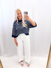 Load image into Gallery viewer, Summer In The USA Top NAVY
