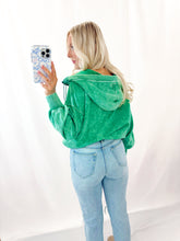 Load image into Gallery viewer, Bonfire Cozy Hooded Pullover K GREEN💖 1 small left
