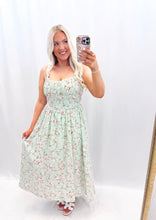 Load image into Gallery viewer, Lacey Rosette Dress SAGE
