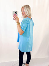 Load image into Gallery viewer, Better Basic Oversized Tee H BLUE
