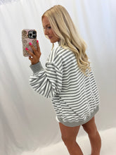 Load image into Gallery viewer, Striped Mama Mockneck💖 2 S/M left!

