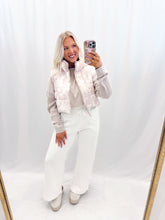 Load image into Gallery viewer, Camo Babe Reversible Puffer - TAN CAMO💖 small &amp; medium left
