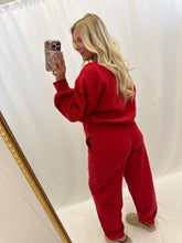 Load image into Gallery viewer, Star Snuggle SWEATPANTS RED

