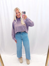 Load image into Gallery viewer, Blackberry Mocha Long Sleeve Top
