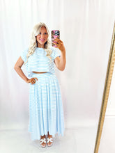 Load image into Gallery viewer, Spring Skies Skirt SET (top + skirt)
