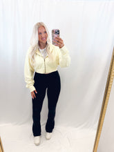 Load image into Gallery viewer, Cropped Comfort Hoodie YELLOW
