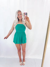 Load image into Gallery viewer, Try To Keep Up Romper GREEN

