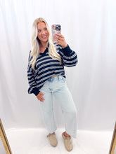 Load image into Gallery viewer, Midnight Stripes Top

