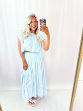 Load image into Gallery viewer, Spring Skies Skirt SET (top + skirt)
