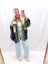 Load image into Gallery viewer, Festive In Plaid Shacket

