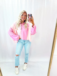 Falling For Floral Hooded Top
